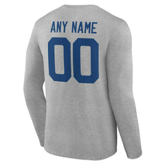 Indianapolis Colts  Team Authentic Personalized Name & Number Long Sleeve T-Shirt