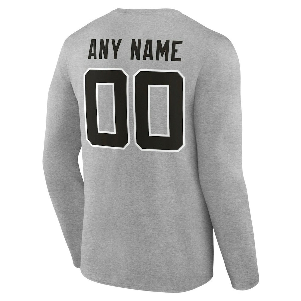 Jacksonville Jaguars  Team Authentic Personalized Name & Number Long Sleeve T-Shirt
