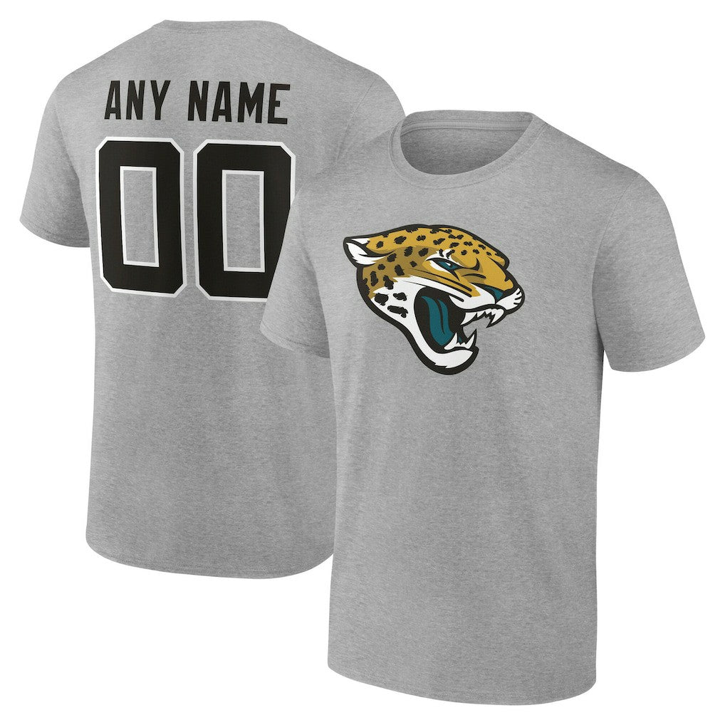 Jacksonville Jaguars  Team Authentic Personalized Name & Number T-Shirt