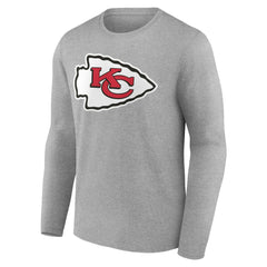 Kansas City Chiefs  Team Authentic Personalized Name & Number Long Sleeve T-Shirt