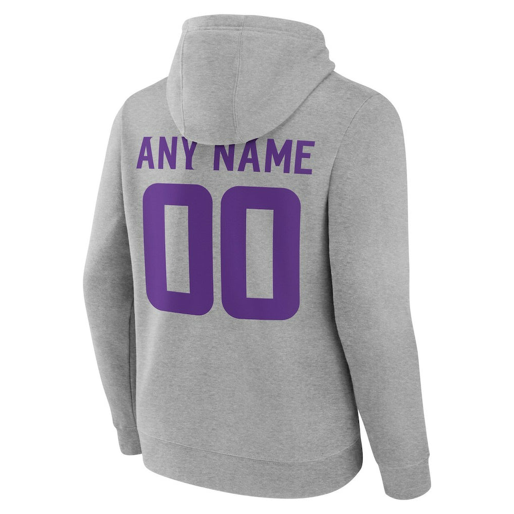 Minnesota Vikings  Team Authentic Personalized Name & Number Hoodie