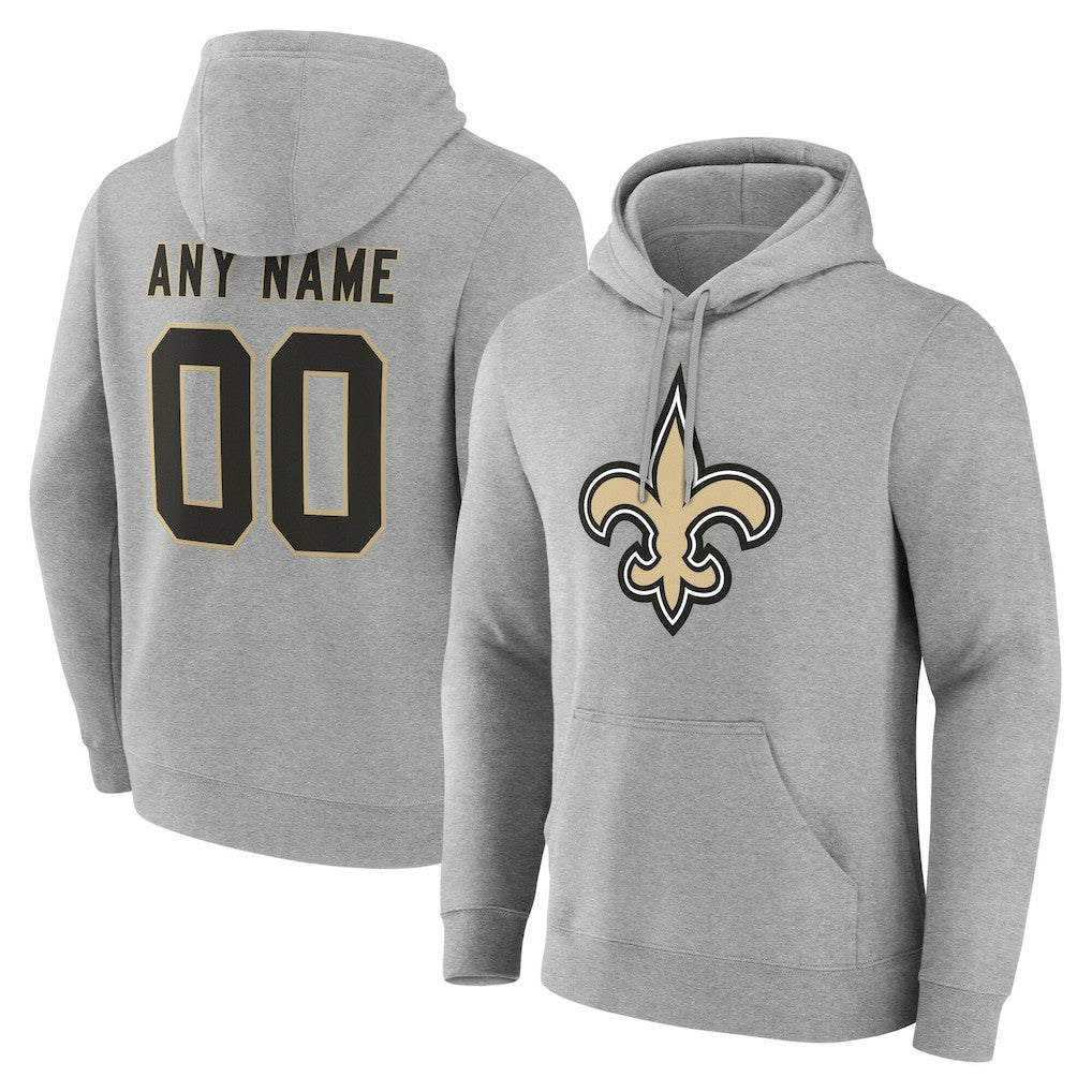 New Orleans Saints  Team Authentic Personalized Name & Number Hoodie