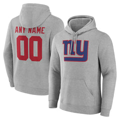 New York Giants  Team Authentic Personalized Name & Number Hoodie
