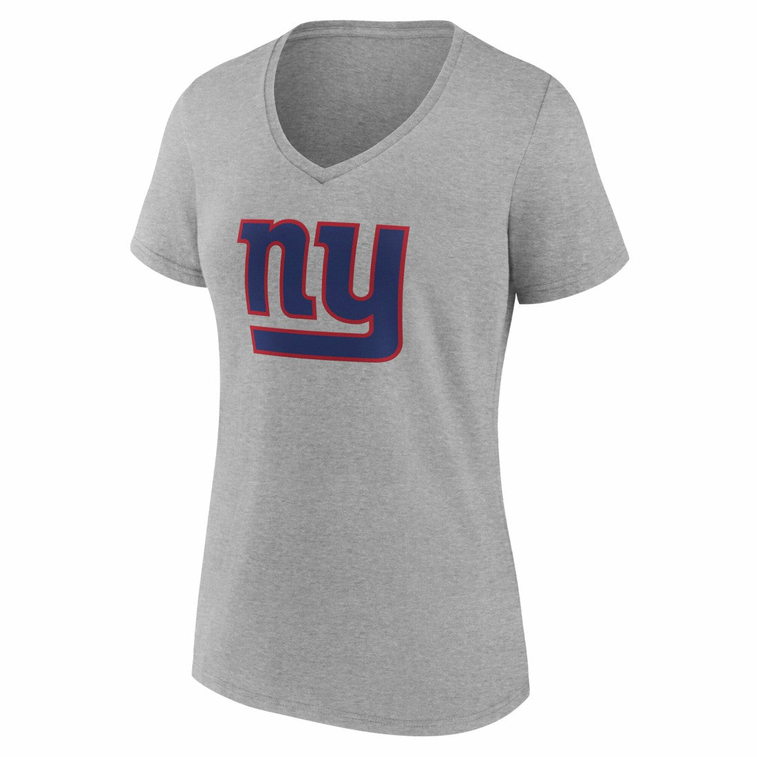 New York Giants  Women's Team Authentic Personalized Name & Number V-Neck T-Shirt