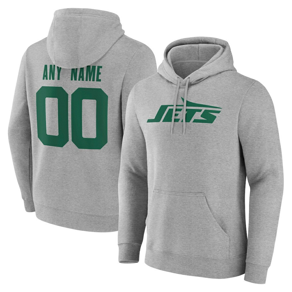 New York Jets  Team Authentic Personalized Name & Number Hoodie