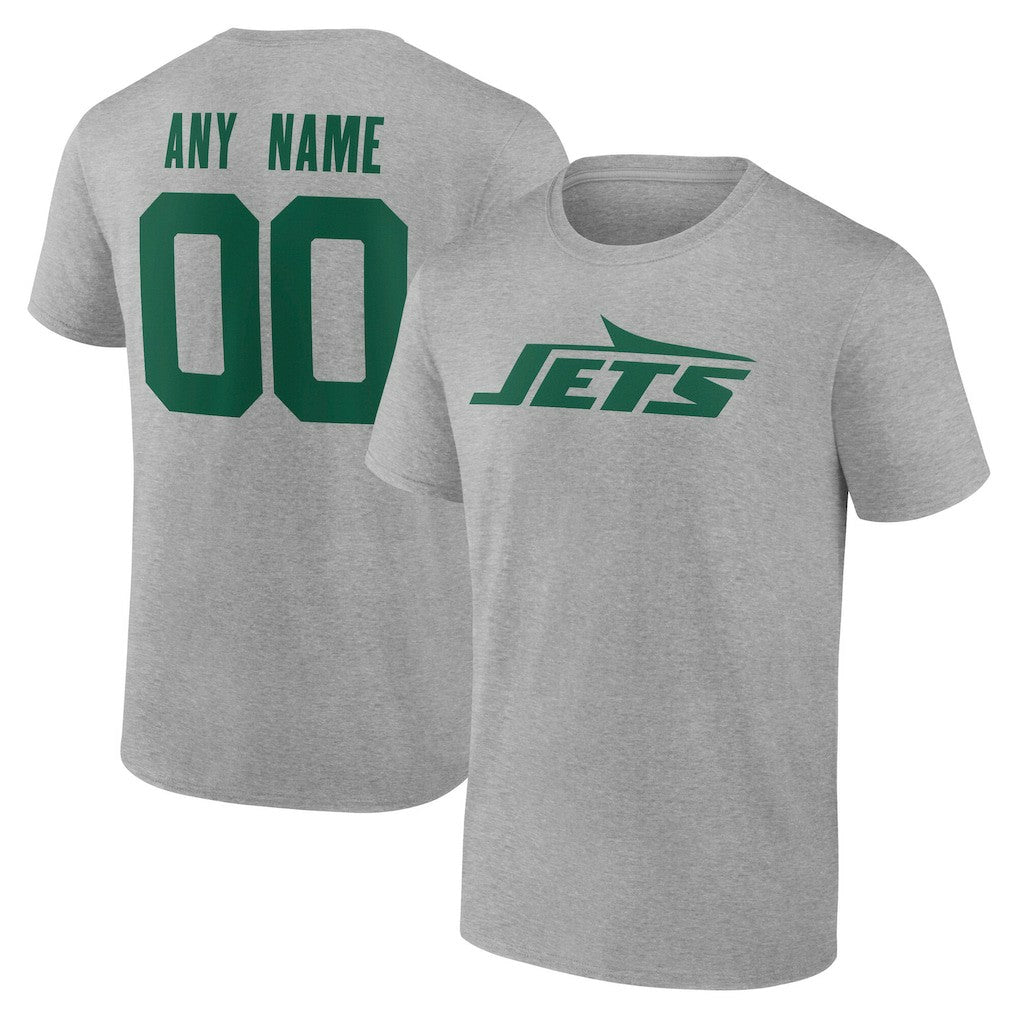 New York Jets  Team Authentic Personalized Name & Number T-Shirt