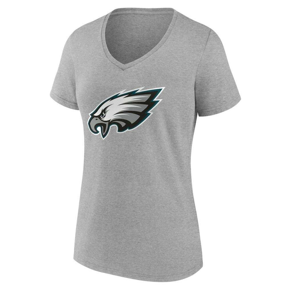 Philadelphia Eagles  Women's Team Authentic Personalized Name & Number V-Neck T-Shirt