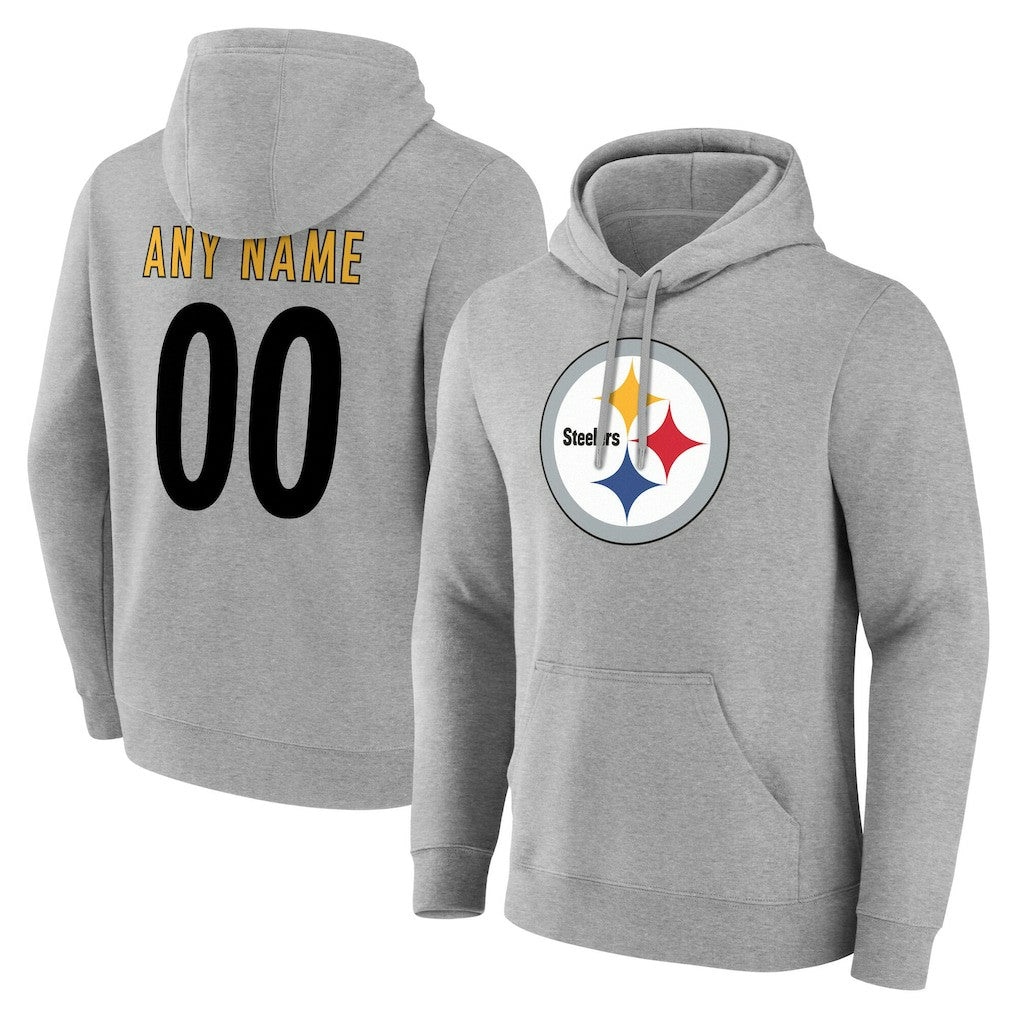 Pittsburgh Steelers  Team Authentic Personalized Name & Number Hoodie