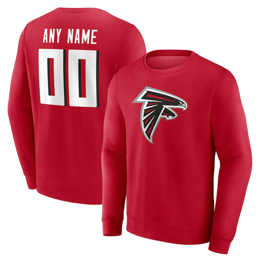 Atlanta Falcons  Team Authentic Personalized Name & Number Sweatshirt