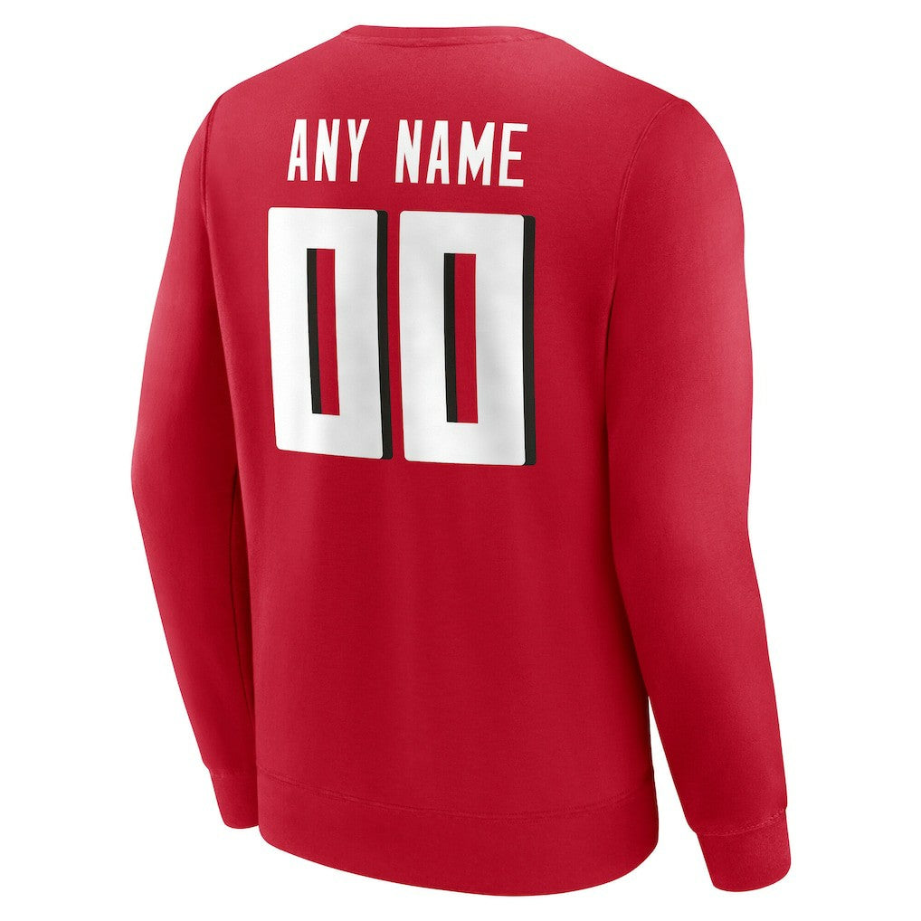 Atlanta Falcons  Team Authentic Personalized Name & Number Sweatshirt