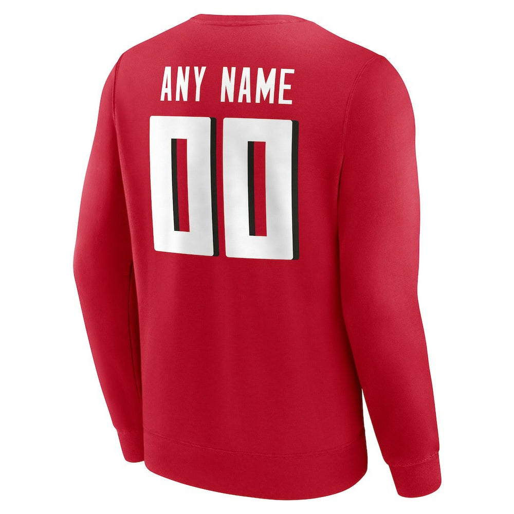 Atlanta Falcons  Team Authentic Personalized Name & Number Sweatshirt