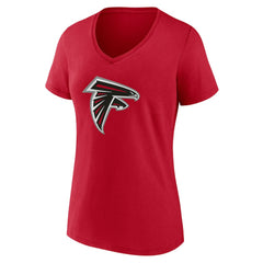 Atlanta Falcons  Women's Team Authentic Personalized Name & Number V-Neck T-Shirt