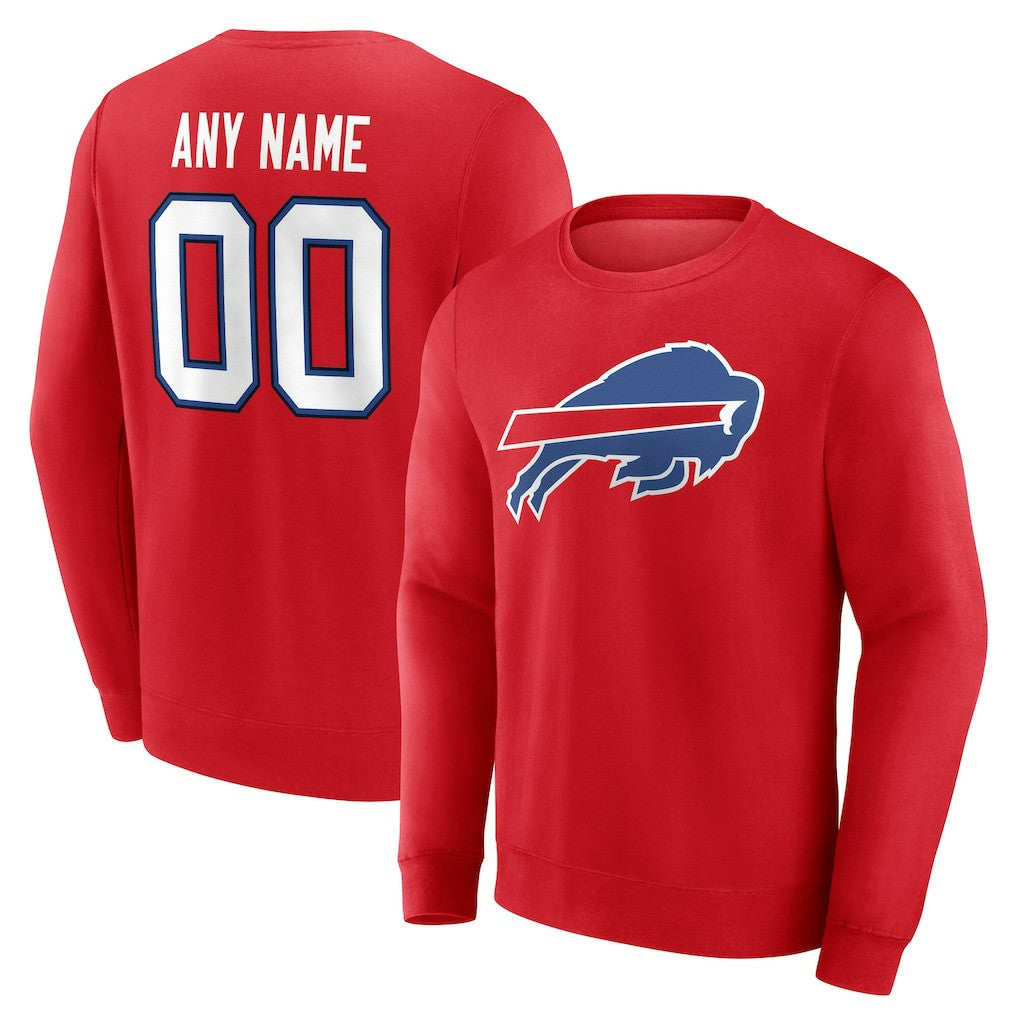 Buffalo Bills  Team Authentic Personalized Name & Number Sweatshirt