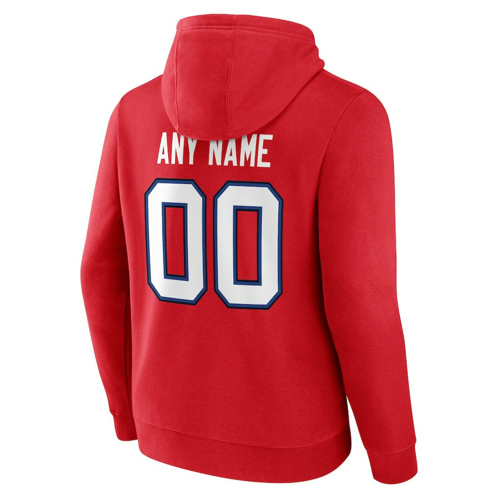 Buffalo Bills  Team Authentic Personalized Name & Number Hoodie