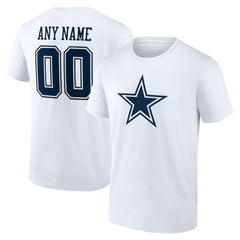 Dallas Cowboys  Team Authentic Personalized Name & Number T-Shirt