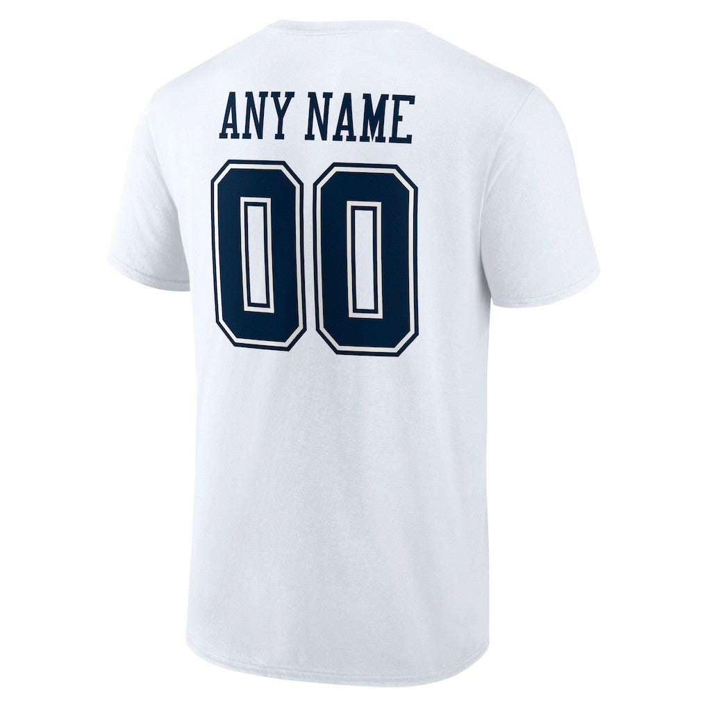 Dallas Cowboys  Team Authentic Personalized Name & Number T-Shirt