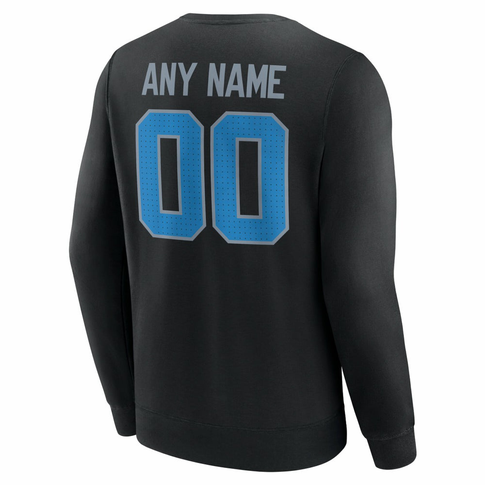 Detroit Lions  Team Authentic Personalized Name & Number Sweatshirt