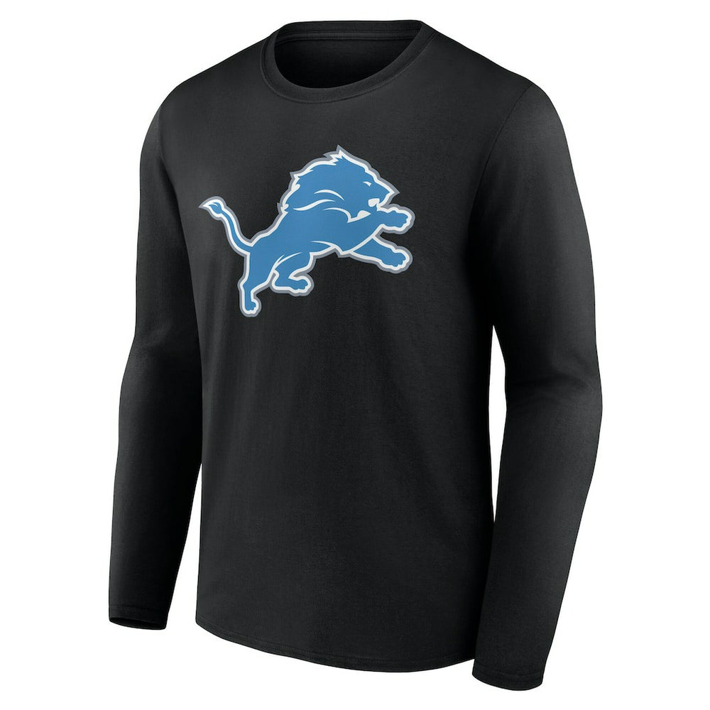 Detroit Lions  Team Authentic Personalized Name & Number Long Sleeve T-Shirt