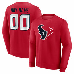 Houston Texans  Team Authentic Personalized Name & Number Sweatshirt