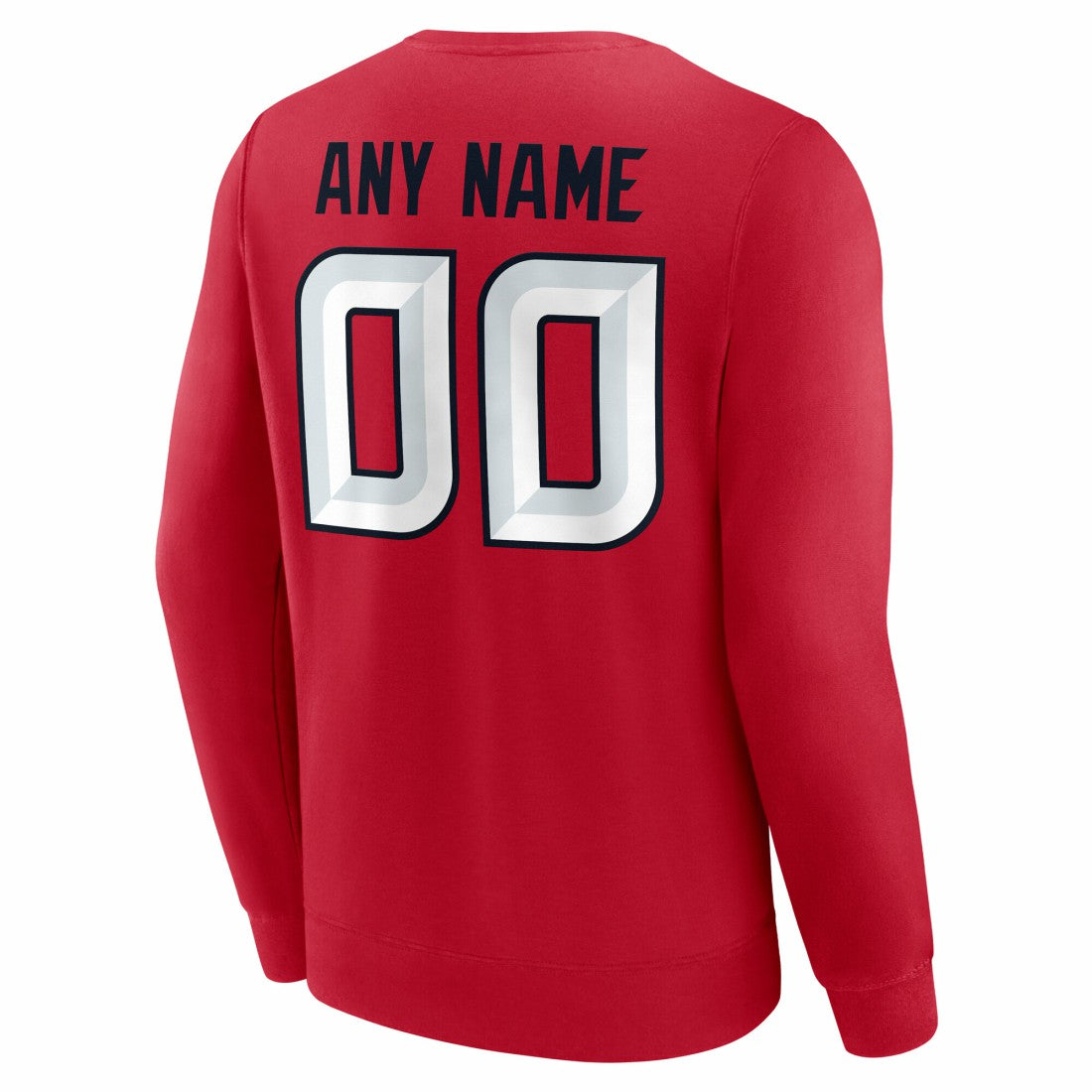 Houston Texans  Team Authentic Personalized Name & Number Sweatshirt