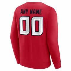Houston Texans  Team Authentic Personalized Name & Number Sweatshirt
