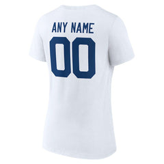 Indianapolis Colts  Women's Team Authentic Personalized Name & Number V-Neck T-Shirt
