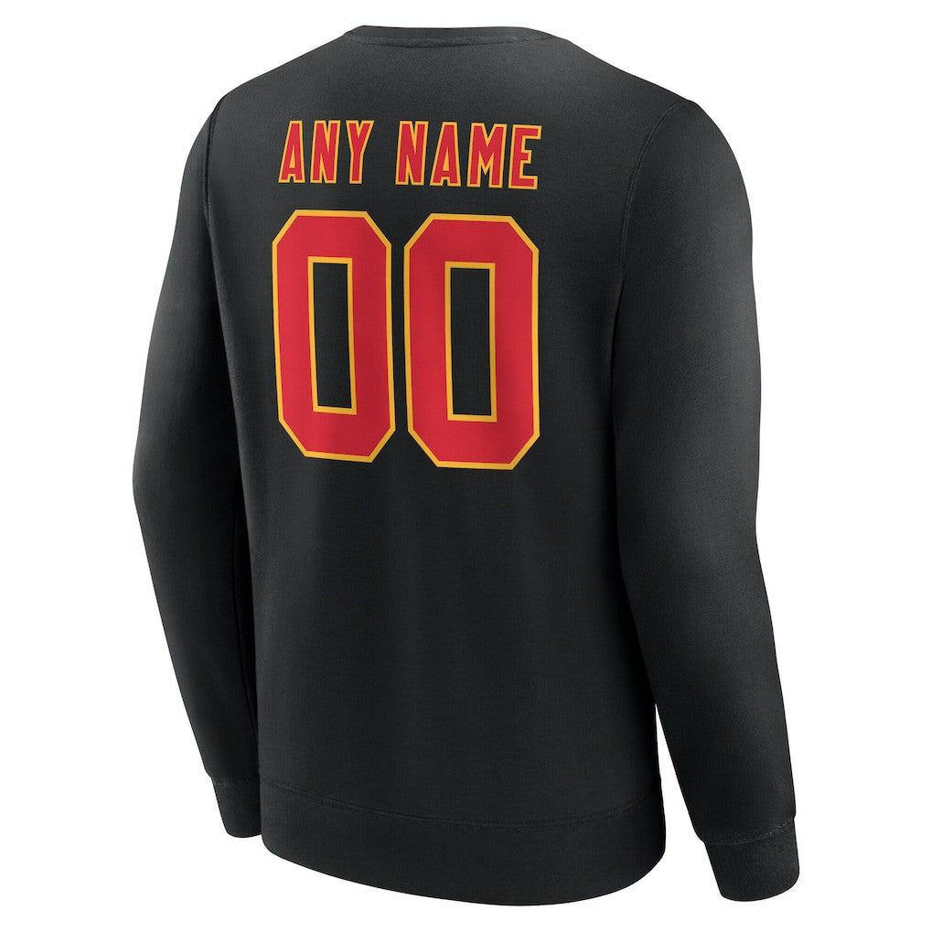 Kansas City Chiefs  Team Authentic Personalized Name & Number Sweatshirt