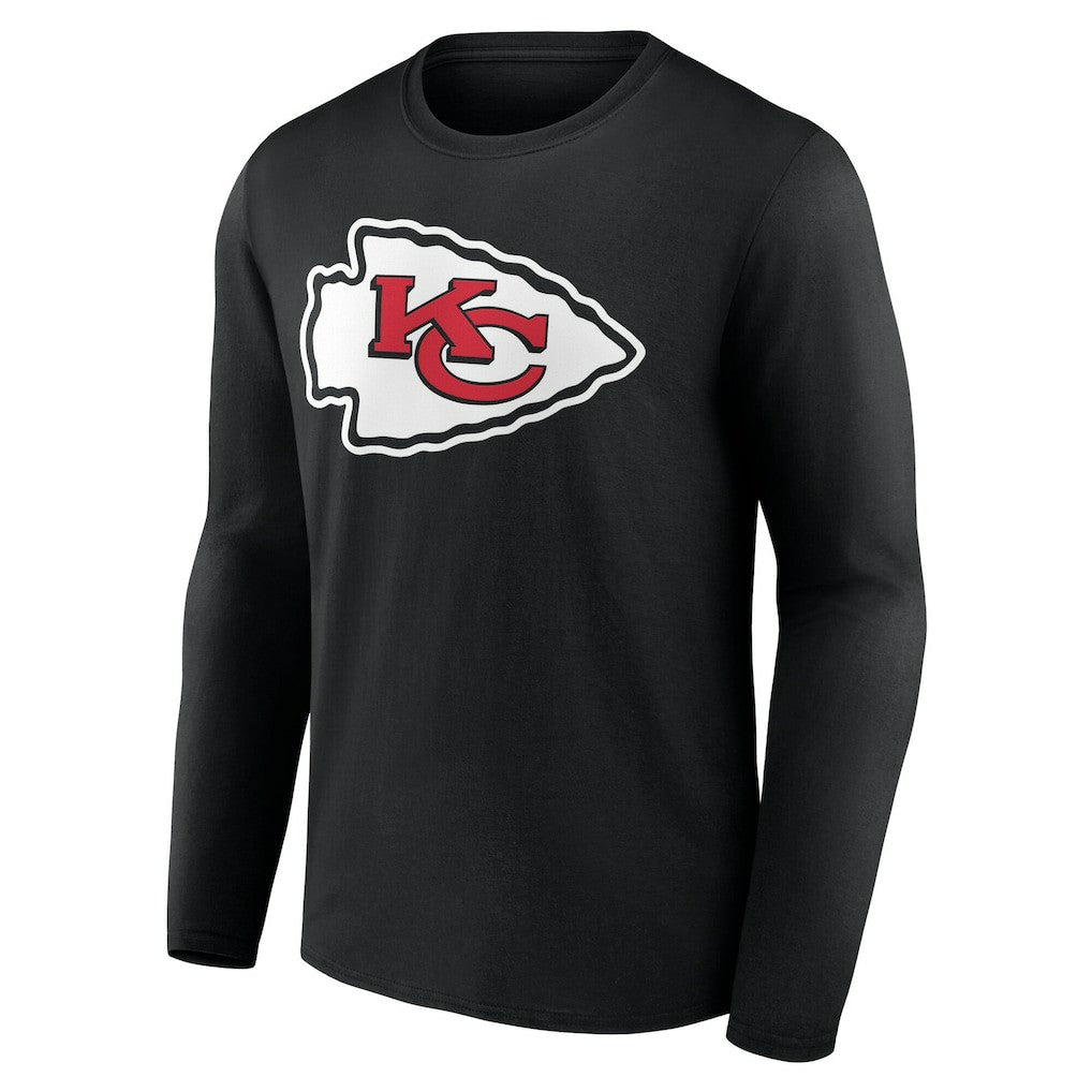 Kansas City Chiefs  Team Authentic Personalized Name & Number Long Sleeve T-Shirt