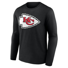 Kansas City Chiefs  Team Authentic Personalized Name & Number Long Sleeve T-Shirt
