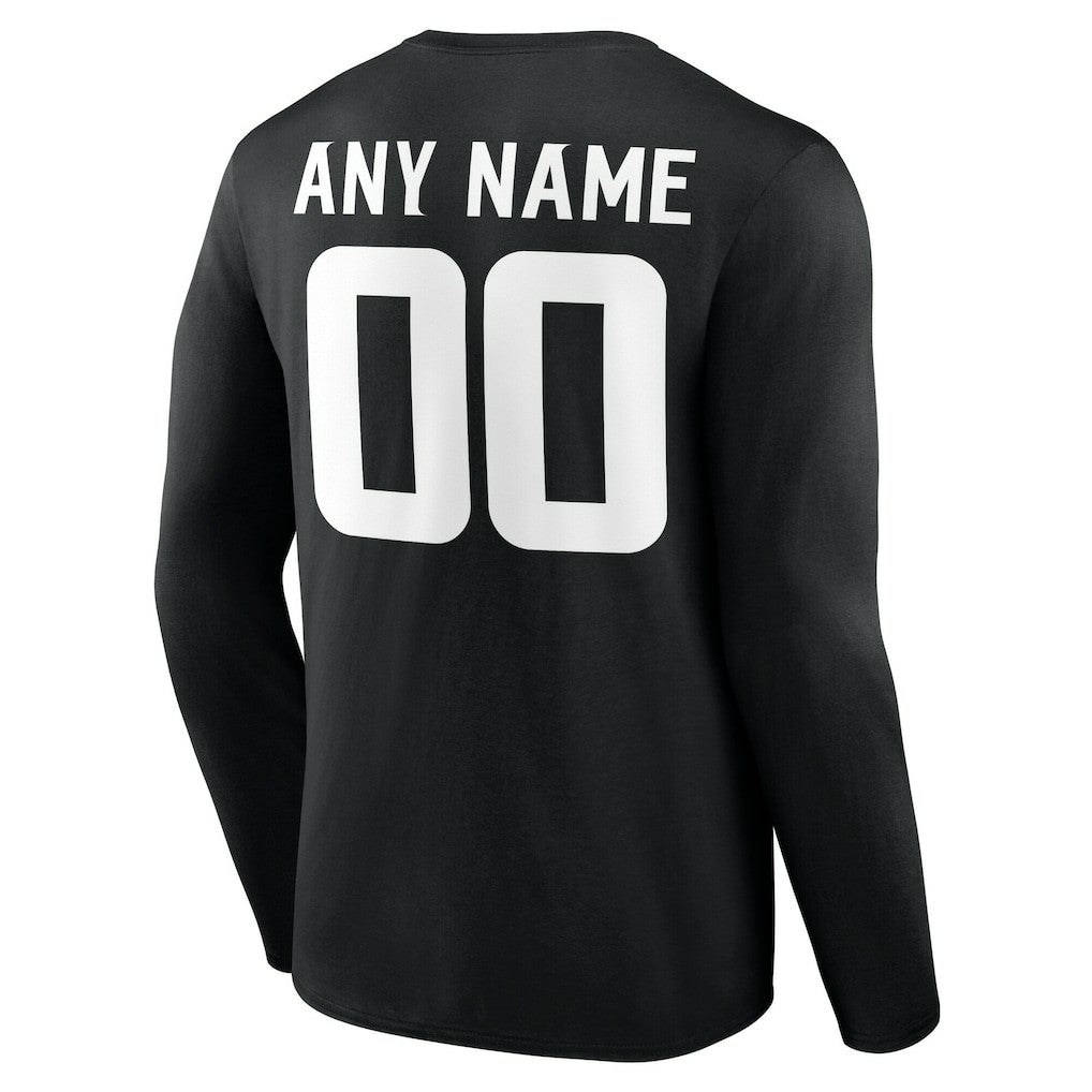 Minnesota Vikings  Team Authentic Personalized Name & Number Long Sleeve T-Shirt