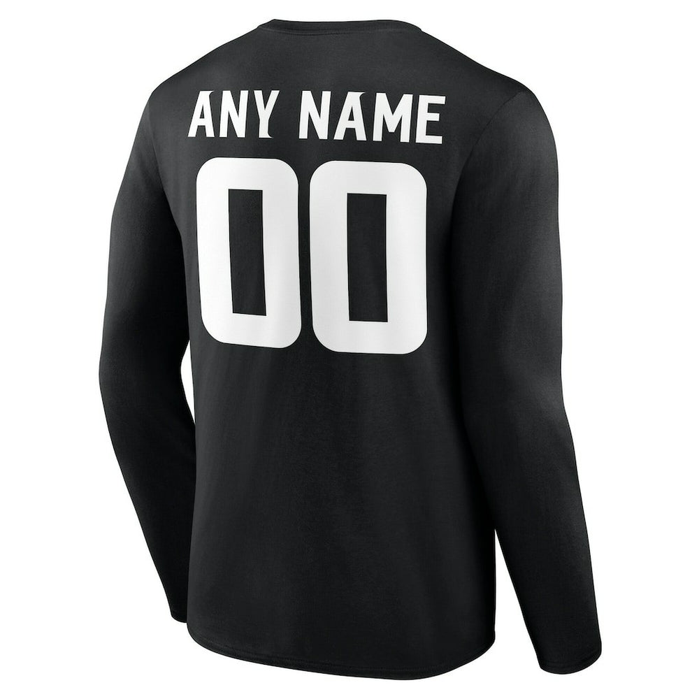 Minnesota Vikings  Team Authentic Personalized Name & Number Long Sleeve T-Shirt