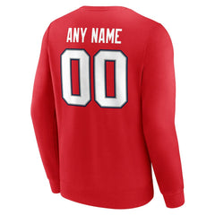 New England Patriots  Team Authentic Personalized Name & Number Sweatshirt