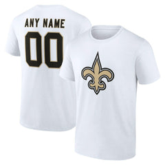 New Orleans Saints  Team Authentic Personalized Name & Number T-Shirt
