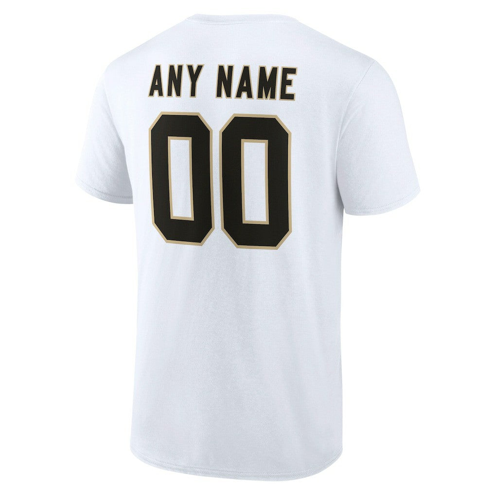 New Orleans Saints  Team Authentic Personalized Name & Number T-Shirt