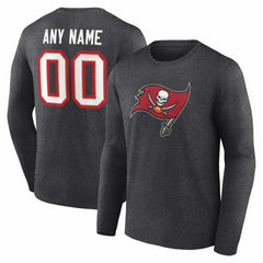 Tampa Bay Buccaneers  Team Authentic Personalized Name & Number Long Sleeve T-Shirt