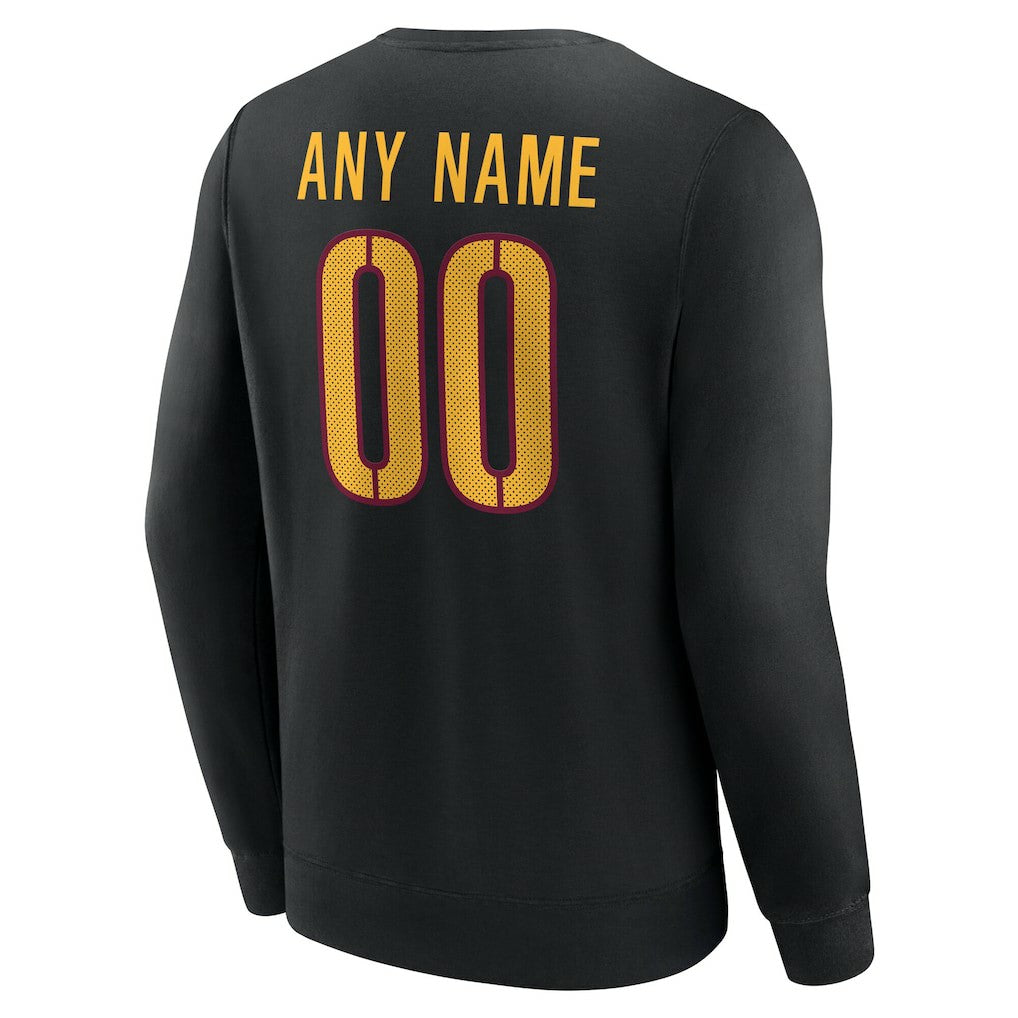 Washington Commanders  Team Authentic Personalized Name & Number Sweatshirt
