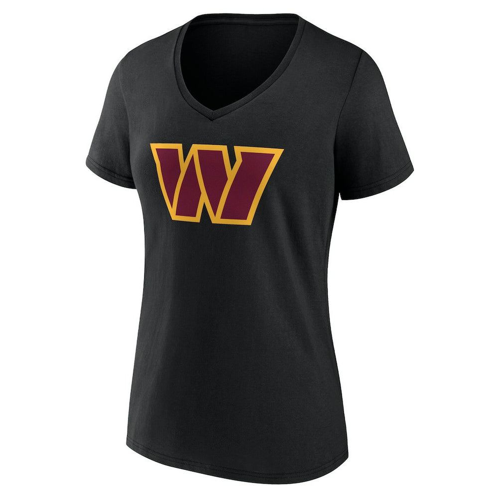 Washington Commanders  Women's Team Authentic Personalized Name & Number V-Neck T-Shirt