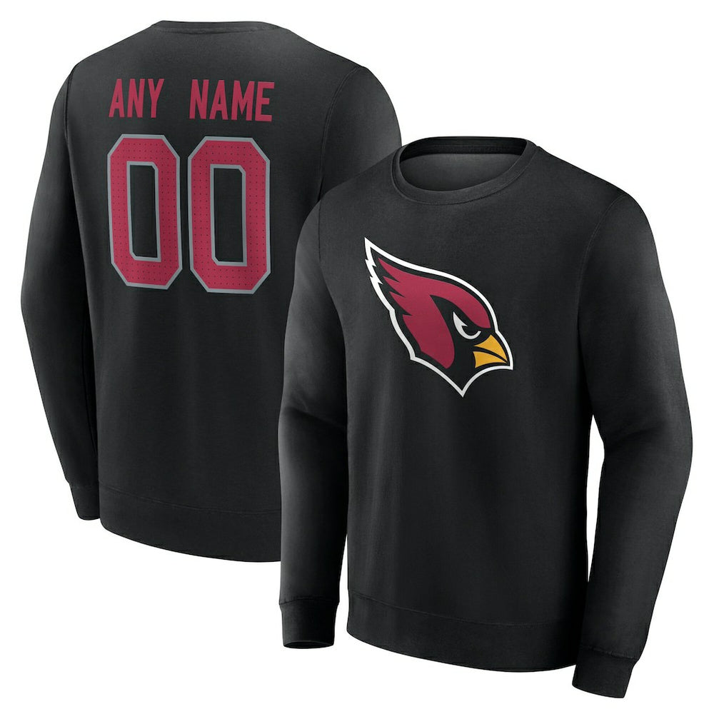 Arizona Cardinals  Team Authentic Personalized Name & Number Sweatshirt