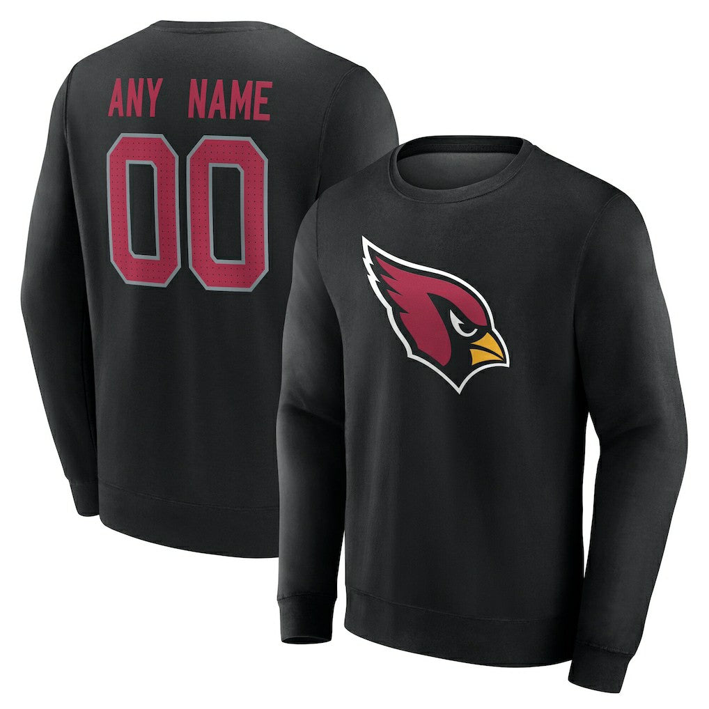 Arizona Cardinals  Team Authentic Personalized Name & Number Sweatshirt