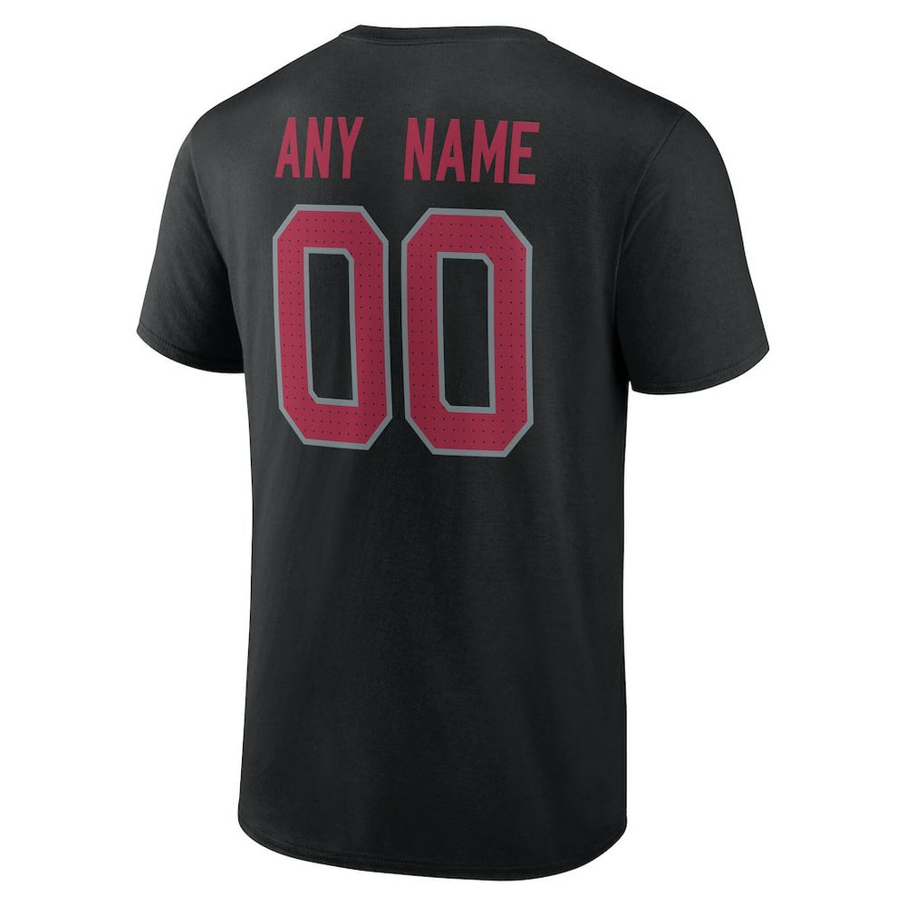Arizona Cardinals  Team Authentic Personalized Name & Number T-Shirt