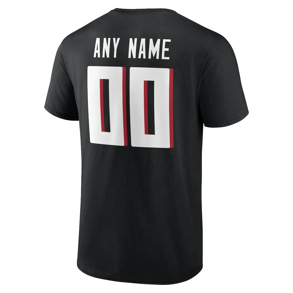 Atlanta Falcons  Team Authentic Personalized Name & Number T-Shirt