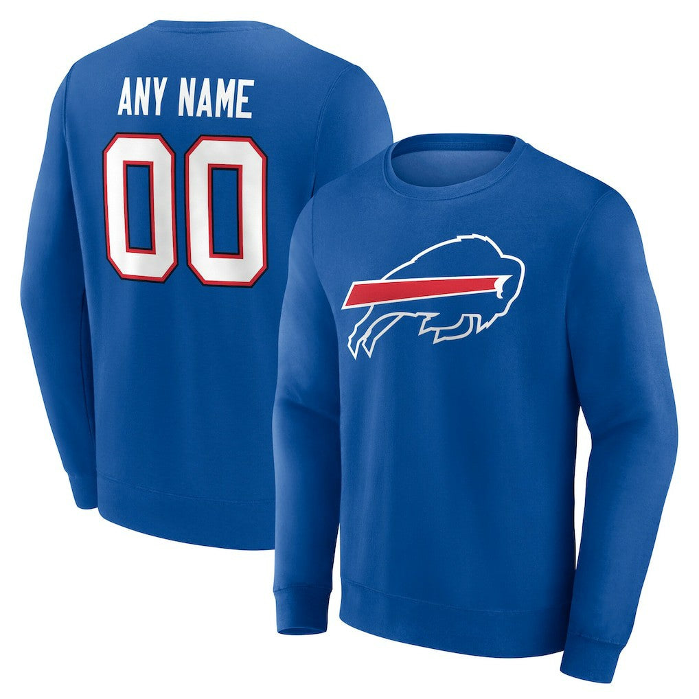 Buffalo Bills  Team Authentic Personalized Name & Number Sweatshirt