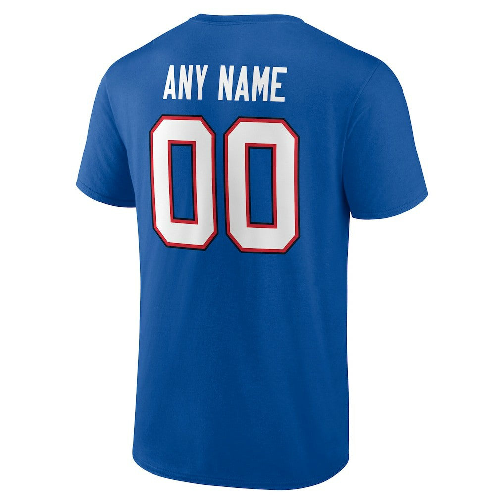 Buffalo Bills  Team Authentic Personalized Name & Number T-Shirt