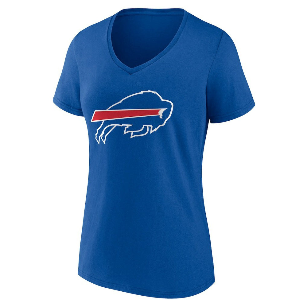 Buffalo Bills  Women's Team Authentic Personalized Name & Number V-Neck T-Shirt