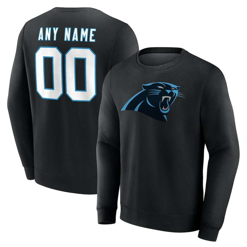 Carolina Panthers  Team Authentic Personalized Name & Number Sweatshirt