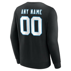 Carolina Panthers  Team Authentic Personalized Name & Number Sweatshirt