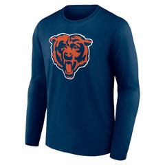Chicago Bears  Team Authentic Personalized Name & Number Long Sleeve T-Shirt