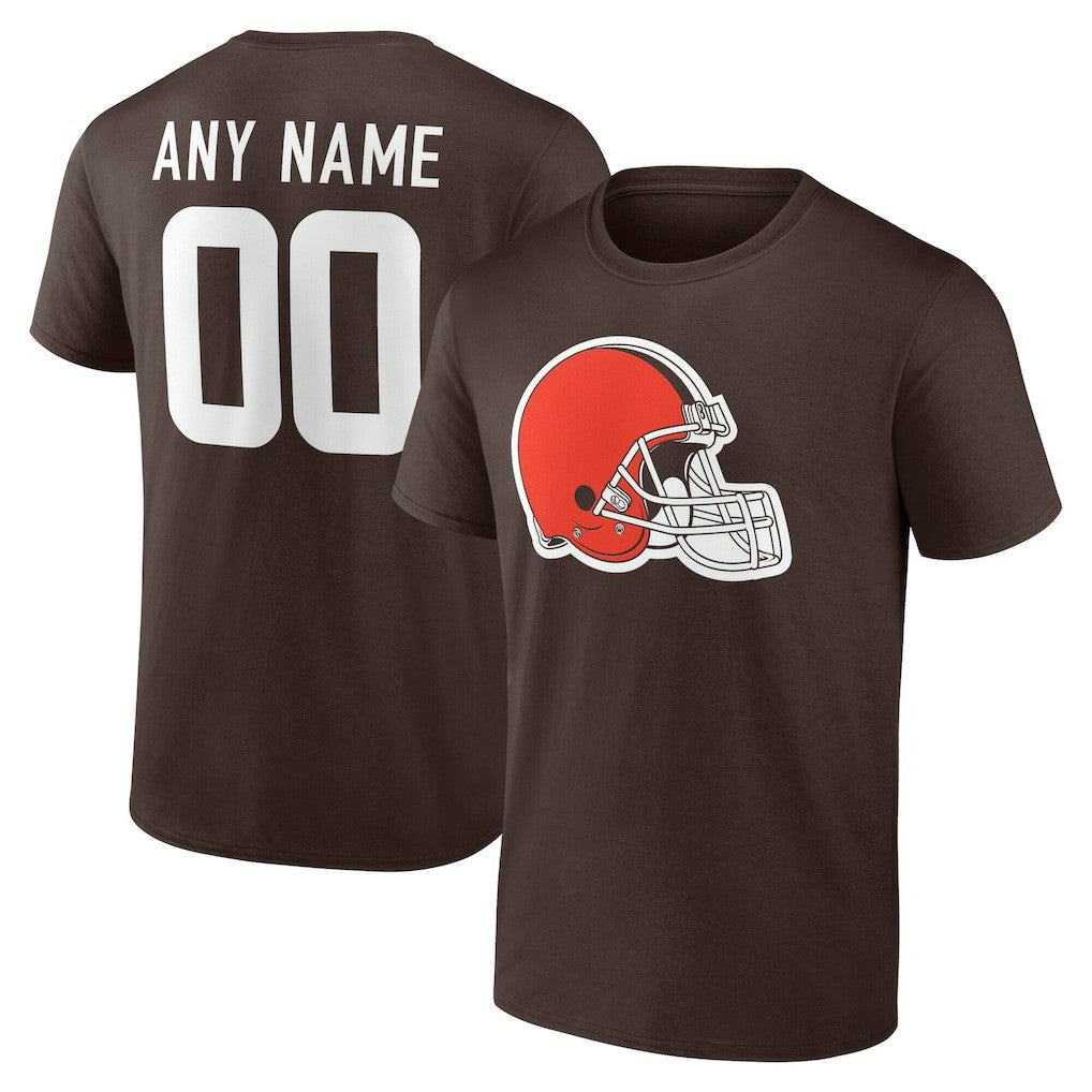 Cleveland Browns  Team Authentic Personalized Name & Number T-Shirt