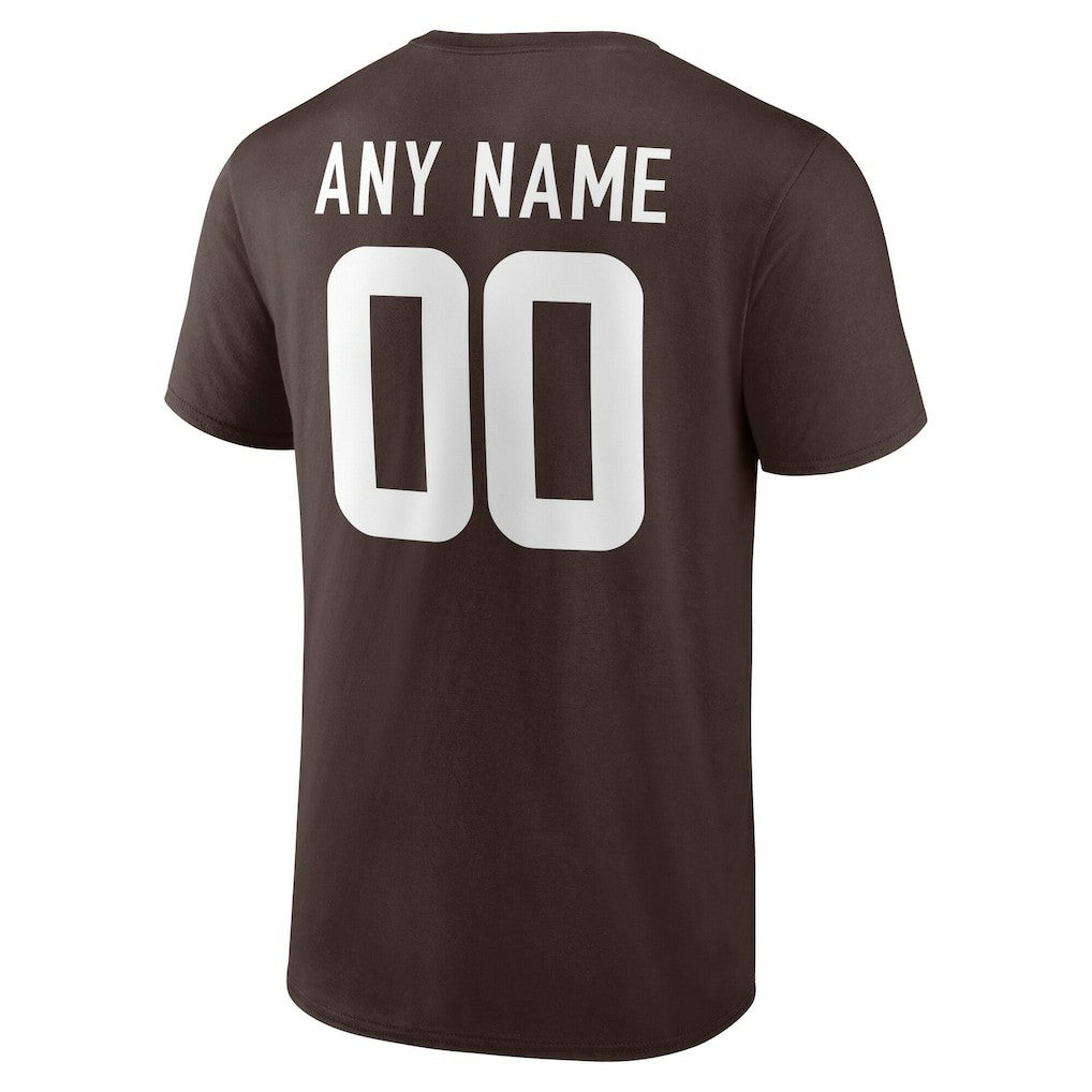 Cleveland Browns  Team Authentic Personalized Name & Number T-Shirt