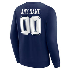 Dallas Cowboys  Team Authentic Personalized Name & Number Sweatshirt